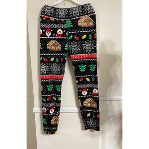 No Bonundarie.Women Christmas leggings,‎ size 15-17